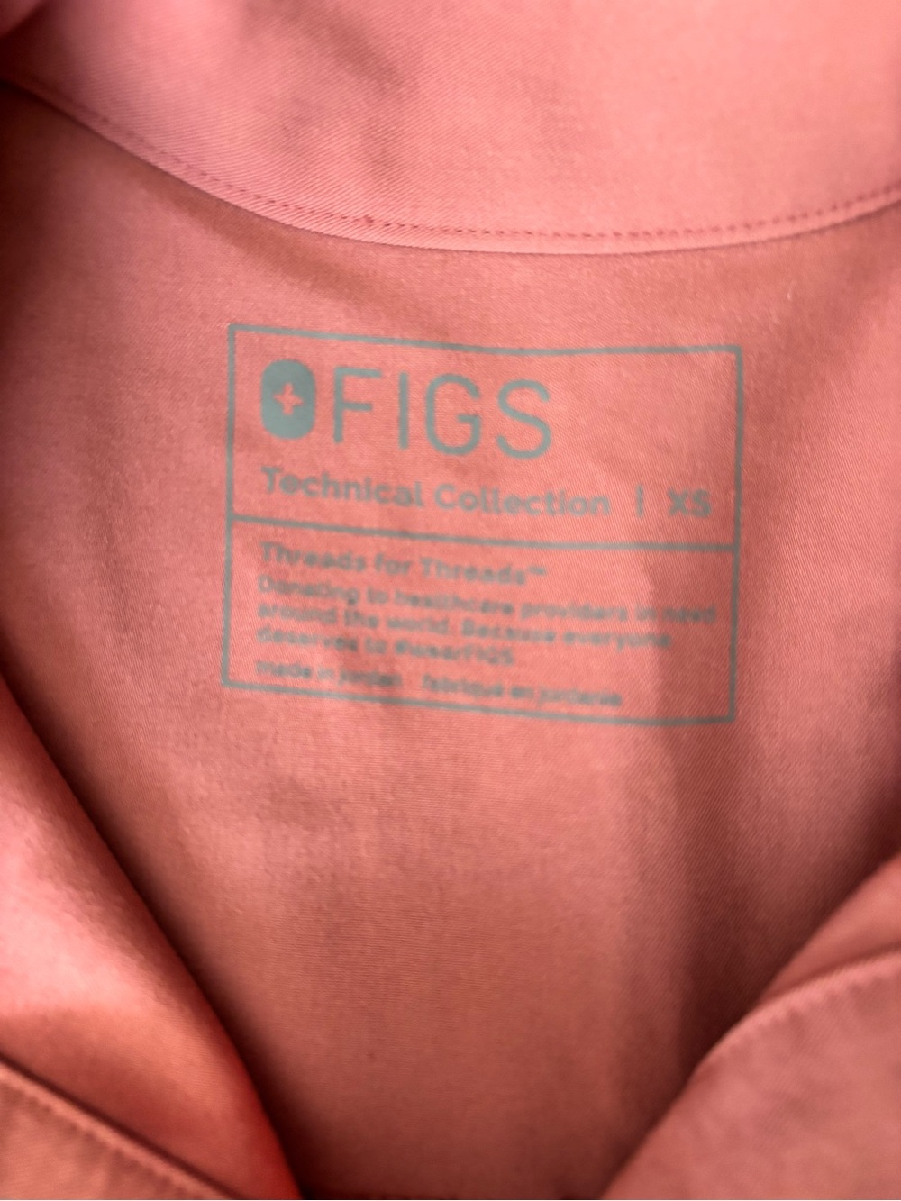 FIGS Rafaela Oversized Scrub Top - Picture 3 of 3